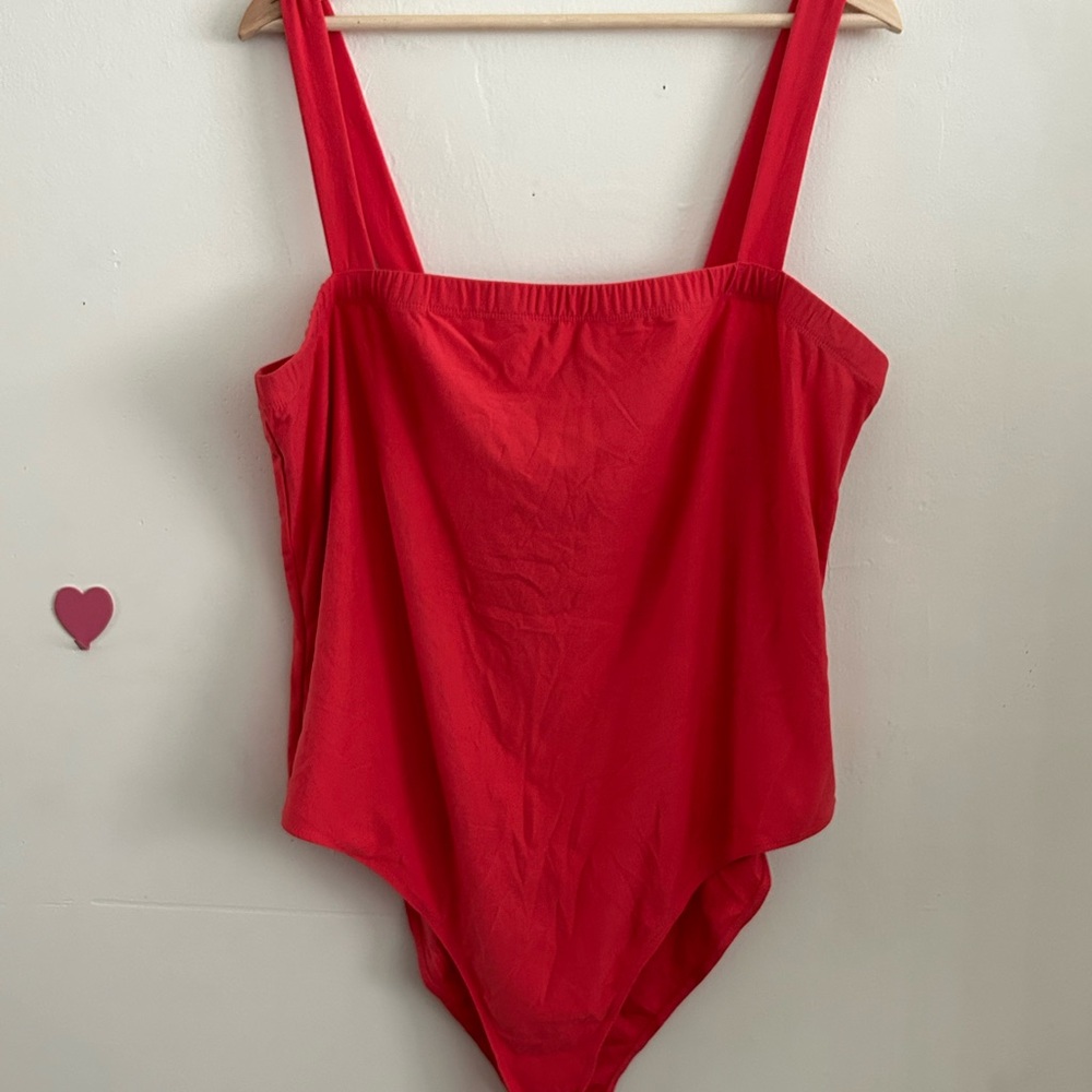 Forever 21 Bold Pink Bodysuit